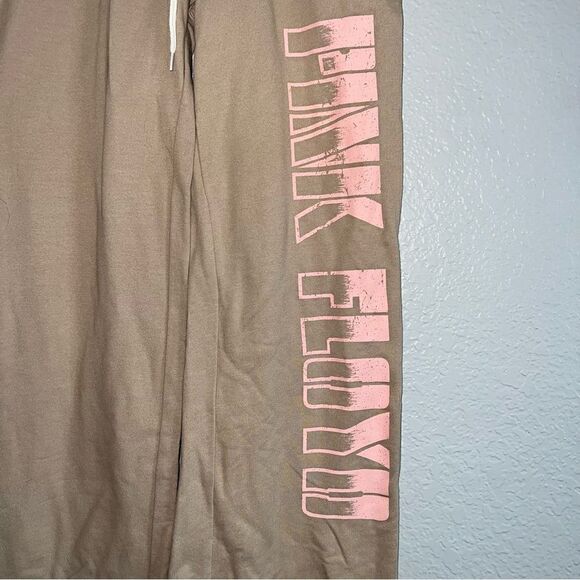 Pink Floyd Womens Graphic Elastic Waist Drawstring Wide Leg Sweatpants Tuffet XS - Picture 4 of 6